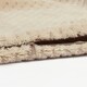image 3 of OHS 2 x Soft Waffle Textured Fleece Cushion Covers, 45x45cm - Mink