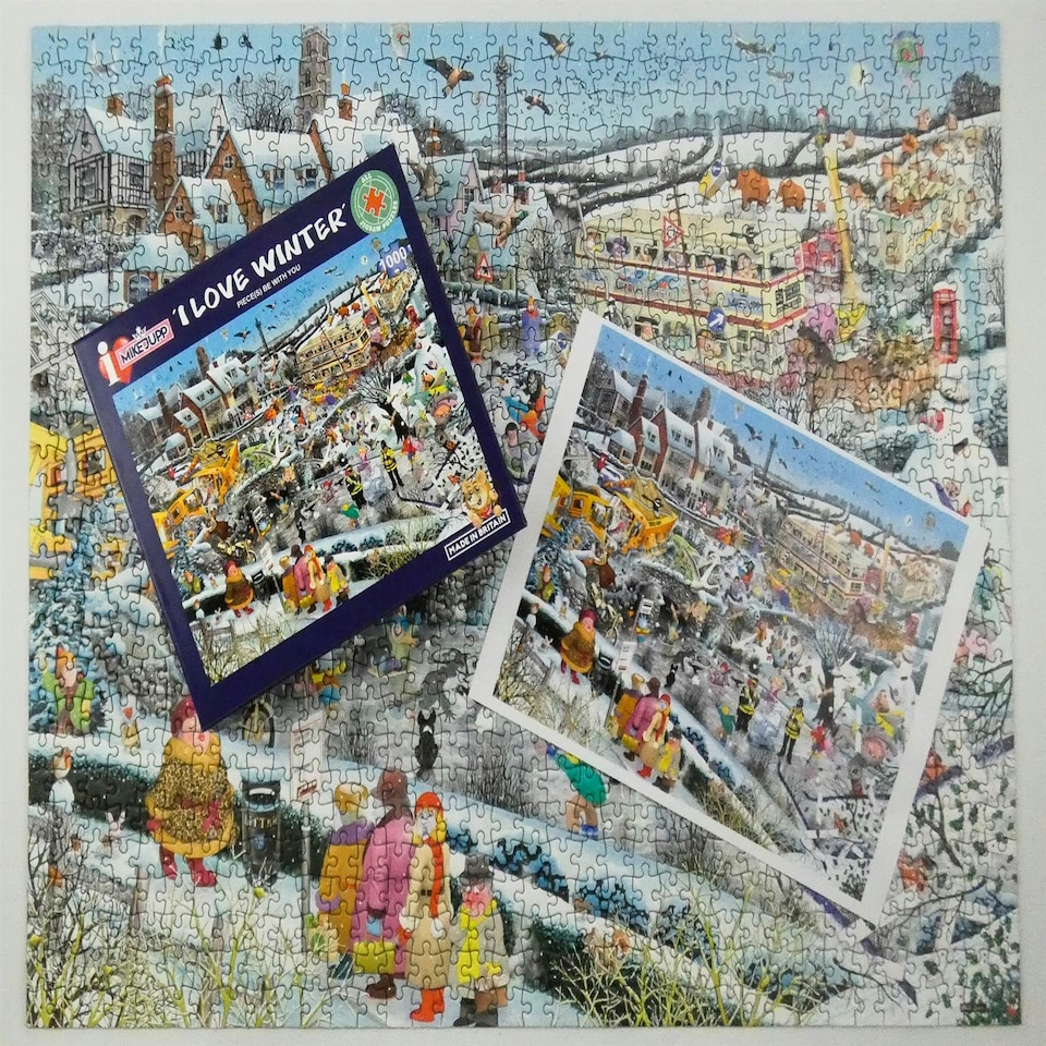 image 1 of Mike Jupp I Love Winter 1000 Piece Jigsaw Puzzle