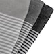 image 4 of Nicola Spring Cotton Tea Towels - 70cm x 50cm - Light Grey Pinstripe - Pack of 2
