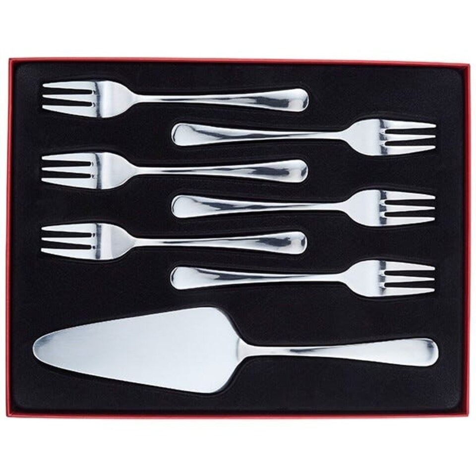 image 1 of Judge Windsor Cake Slice & Set Of 6 Pastry Forks