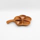 image 1 of Root 3 Clover Bowl - L28 x W40 x H5 cm - Teak Brown