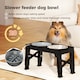 image 7 of Skylos Dog Raised Elevated Pet Feeding Bowls Stainless Steel Adjustable Stand