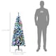 image 7 of HOMCOM 5FT Prelit Artificial Xmas Tree Holiday Décor w/ 250 Colourful LED Light
