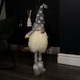 image 4 of 66cm Battery Lit Christmas Standing Gonk Decoration in Grey