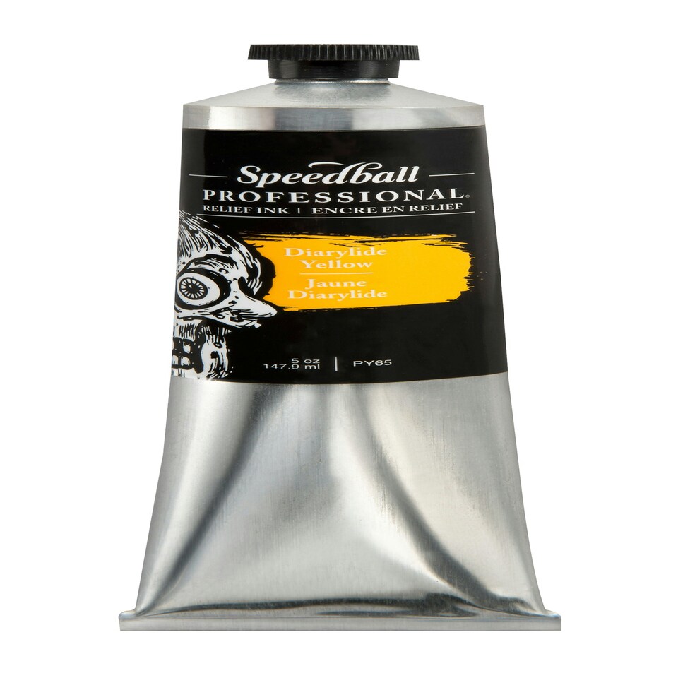 image 1 of Speedball Professional Relief Ink, Diarylide Yellow, 5oz