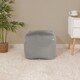 image 1 of rucomfy Velvet Cube Bean Bag Pouffe - Soft Stylish Footstool