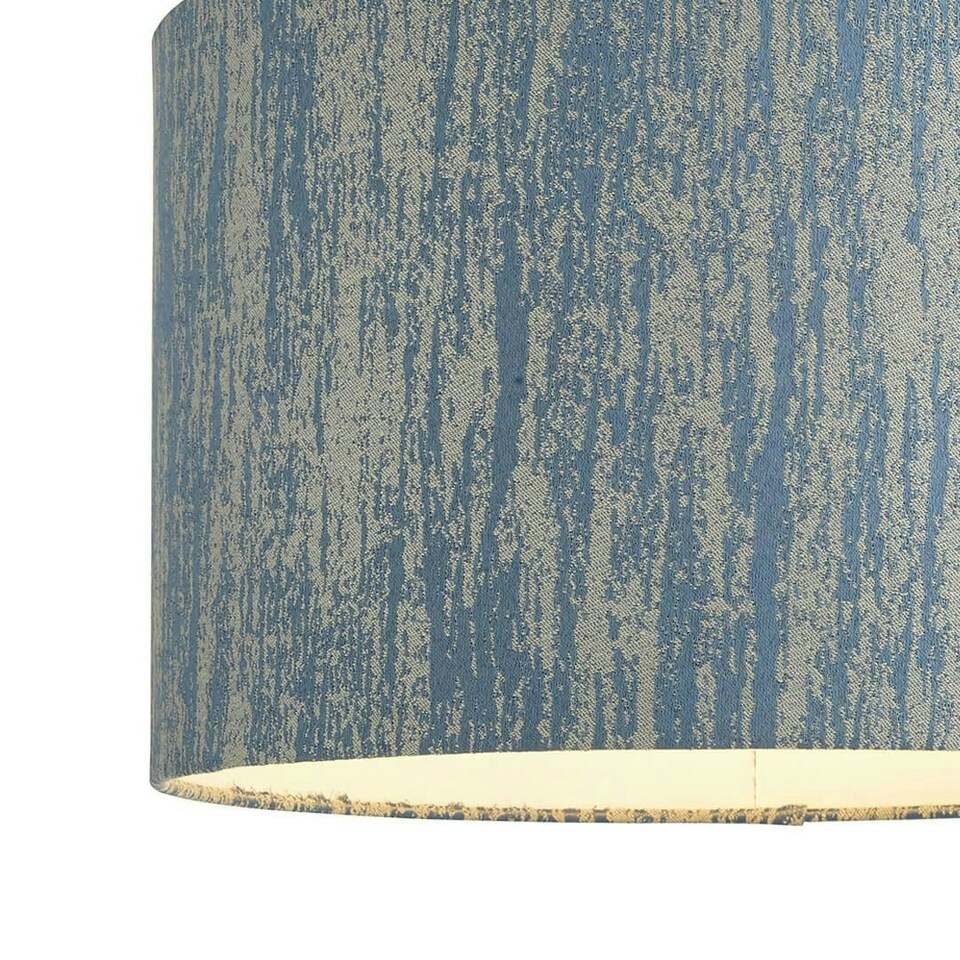 image 1 of Canterbury 35cm Blue Jacquard shade