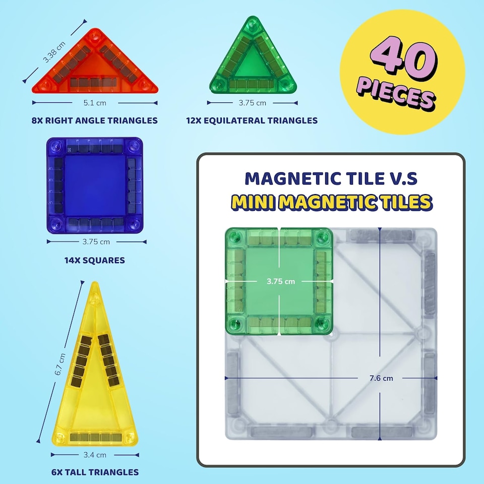 image 1 of Science Kidz Micro Tiles Travel Set