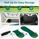 image 8 of COSTWAY Golf Putting Set Golf Practice Three Putting Mat