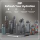 image 7 of Leak Proof Slim Water Bottle, Stainless Steel, 600ml (20oz)