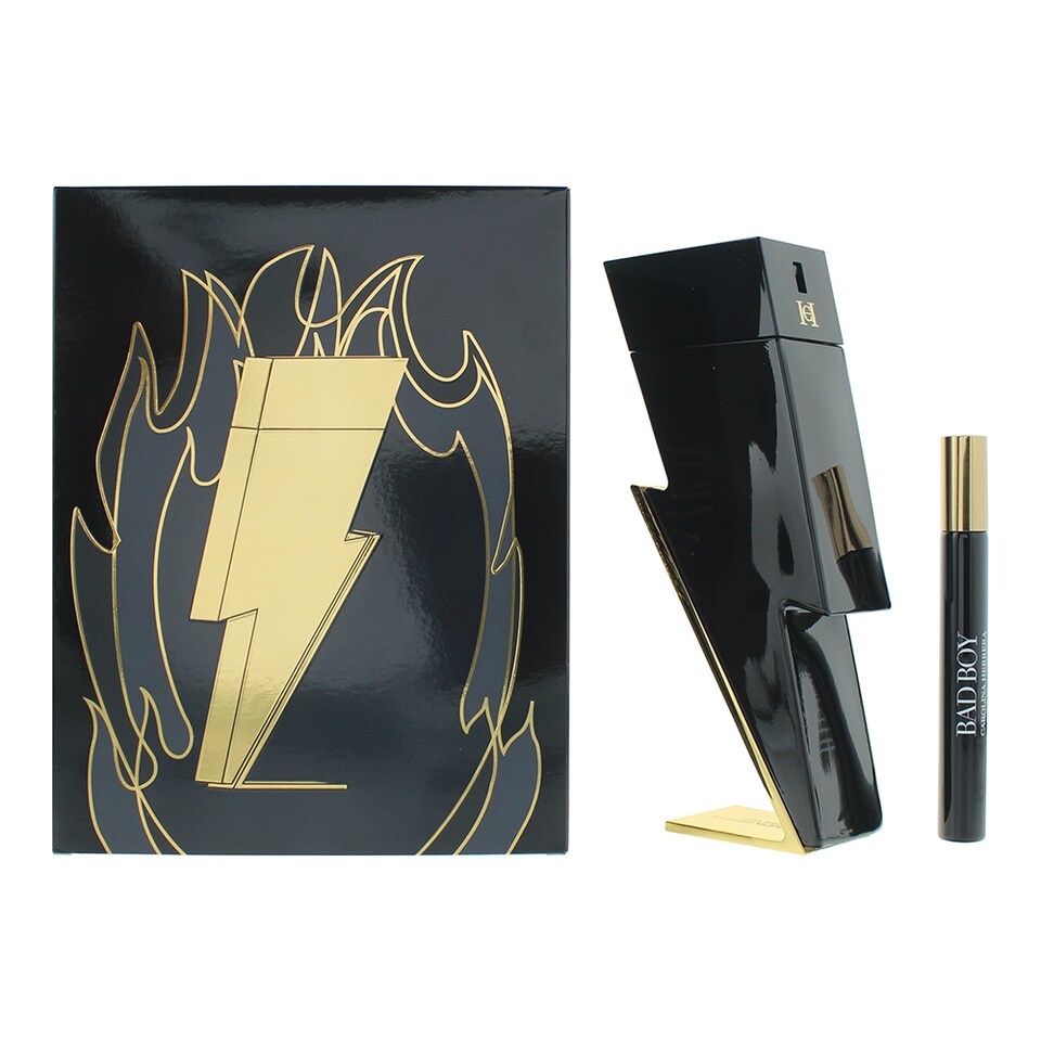 image 1 of Carolina Herrera Bad Boy Eau de Toilette 100ml + 10ml Gift Set
