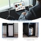 image 7 of COSTWAY Computer Desk with Drawer Compact Study Desk Black Black