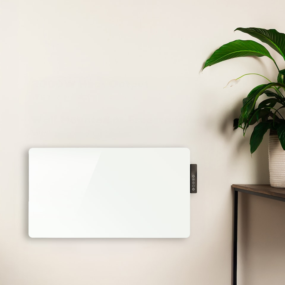 image 1 of TCP White 2000W Glass Heater