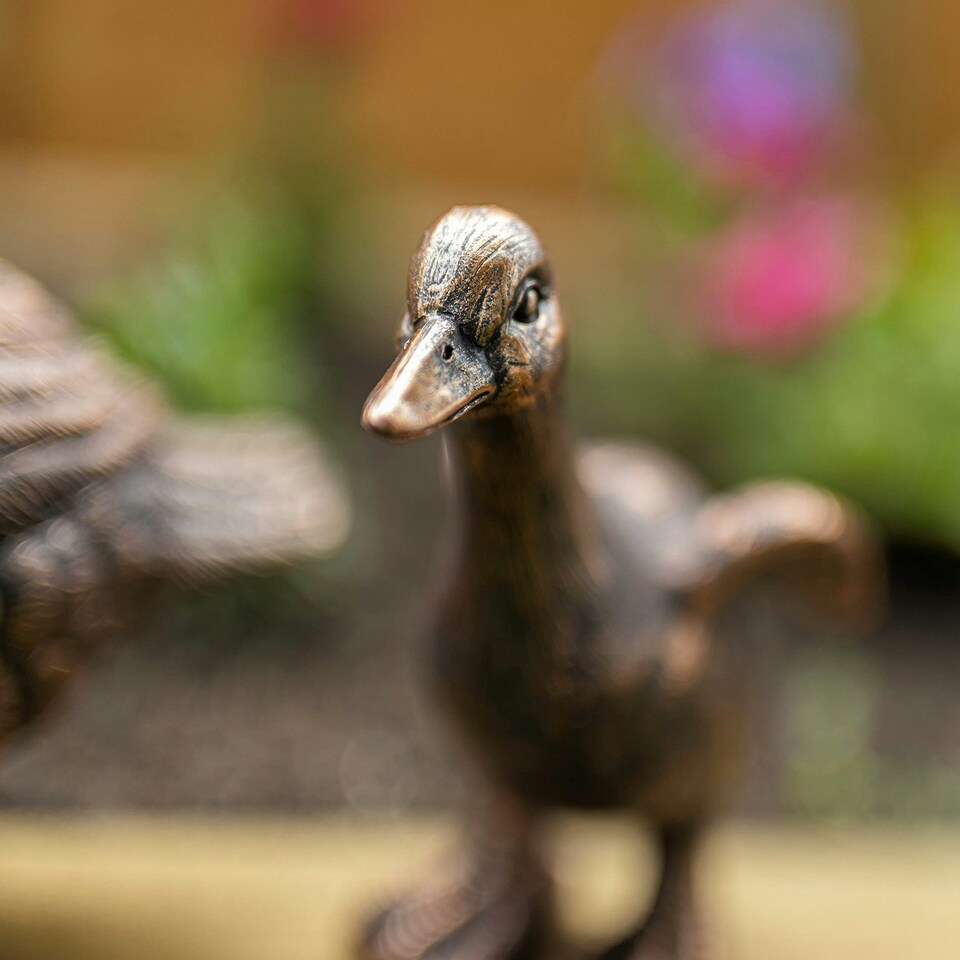 image 1 of Marco Paul Set of 4 Resin Duck Family Ornaments