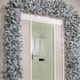 image 2 of 8ft (2.55m) Double Door Artificial Snow Flocked Christmas Tree Arch in Green with 2000 Tips