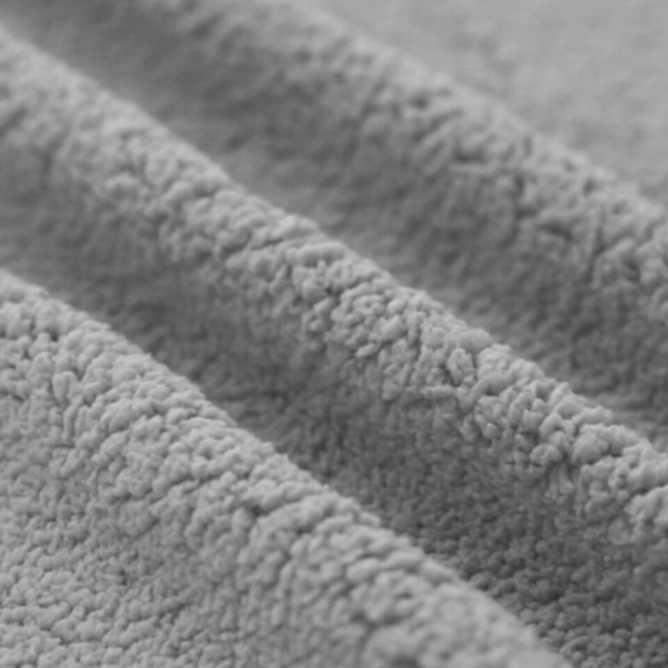 image 1 of Soft Silver Teddy 5 Panel Headboard Silver | 5FT King 26"inch Headboard