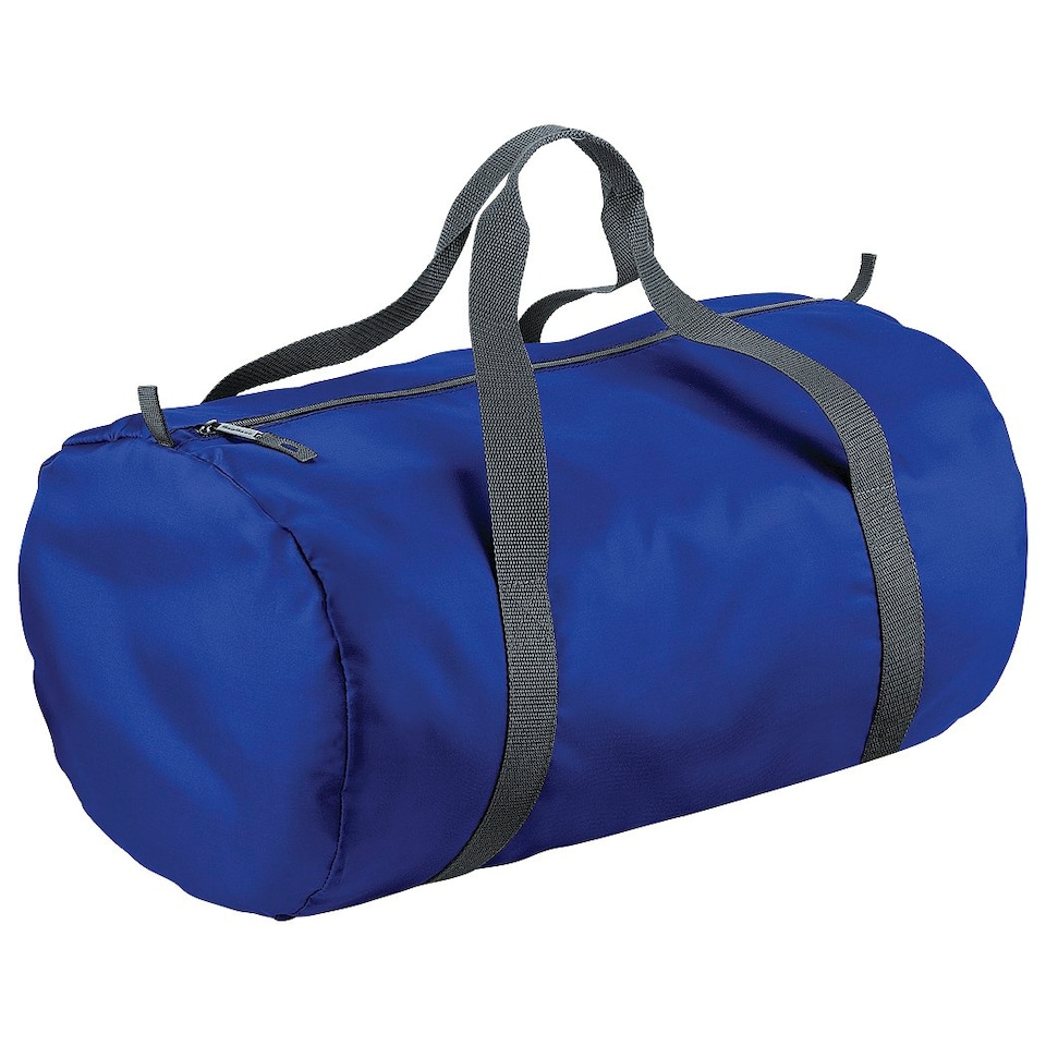 BagBase Packaway Barrel Bag / Duffle Water Resistant Travel Bag (32 Litres) - Bright Royal - One Size