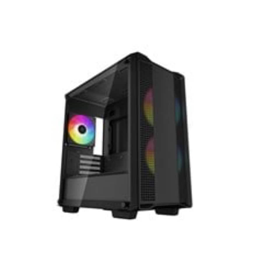 image 1 of DeepCool CC360 ARGB Micro ATX Black Case