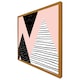 image 1 of Geometric triangles (Picture Frame) Brown | Oak | XL