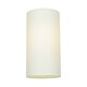 image 2 of Contemporary and Stylish Soft Cream Linen Fabric Tall Cylindrical 25cm Lampshade | Cream