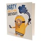 image 4 of Minions Party Birthday Card - White/Yellow - One Size