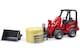 image 4 of Bruder Sch ffer Compact loader 2630 with bale gripper 1 round bale Construction Loader Model