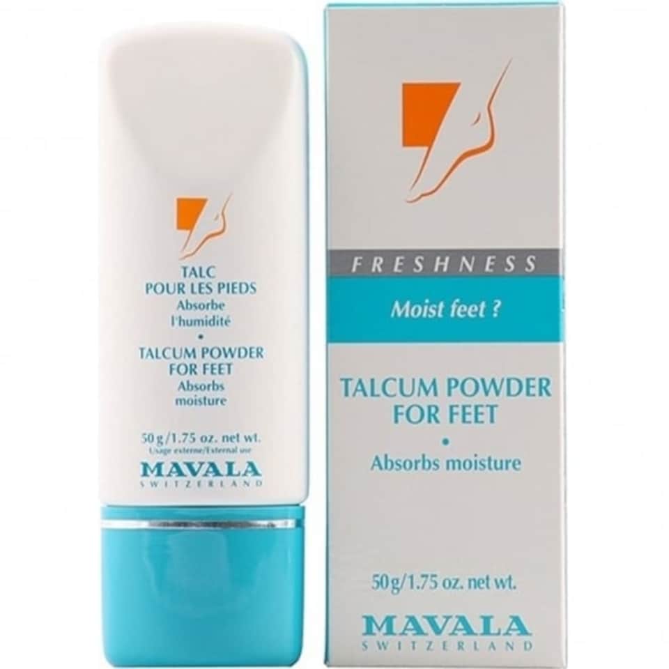 Mavala Cooling Talcum Powder For Feet 50g Clear