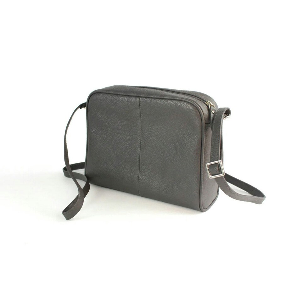 image 1 of Eastern Counties Leather Womens/Ladies Margot Suede Handbag - Dark Grey - One Size | Grey