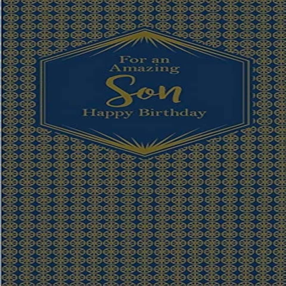 image 1 of Wishing Well for an Amazing Son Slim Birthday Card