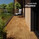 image 7 of Outdoor Tiles Tabula - easy click installation, acacia wood, weather-safe | Brown | brown | 31 x 31 x 2,20 cm | 40