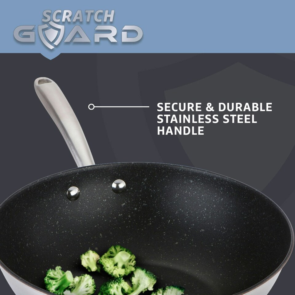 image 1 of Prestige Scratch Guard Cookware Set in Stainless Steel Accessory - Pack of 5