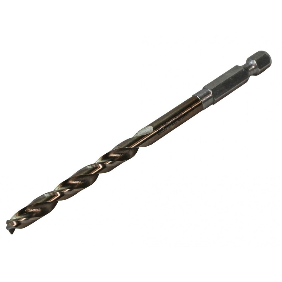 Faithfull Hsse M35 Cobalt Quick-change Impact Drill Bits - Multi Colour - 4.0mm OL:91mm WL:43mm