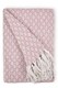 image 1 of Stockholm Collection Recycled Cotton Throw in Blush Pink (90" x 100") | Pink | Pink
