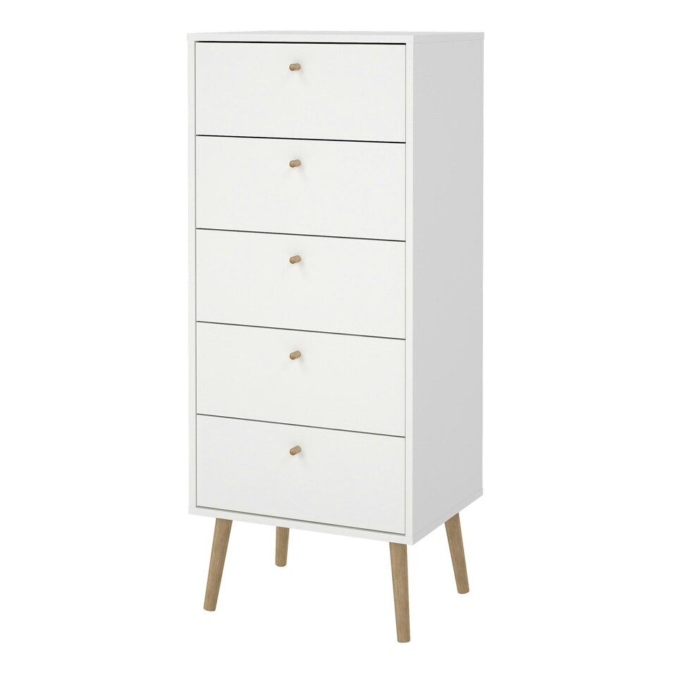 image 1 of Cumbria Chest 5 Drawers White
