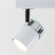 image 3 of ValueLights 3 Way Gloss White and Polished Chrome Straight Bar Ceiling Spotlight - with 3 x 5W Cool White GU10 LED Bulbs White
