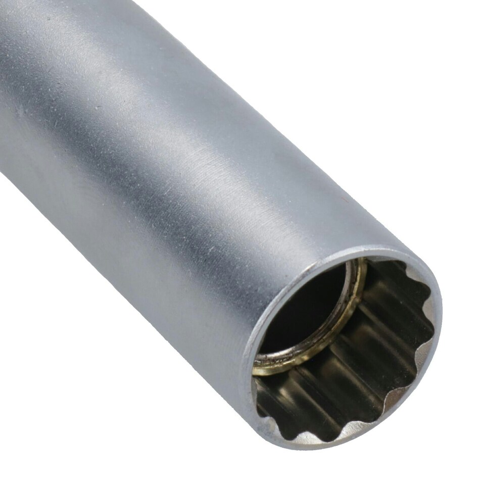 image 1 of 14mm Extra Long Spark Plug Socket With Internal Magnetic Thin Walled 3/8in.