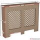 image 3 of Vida Designs Oxford Radiator Cover MDF Cabinet, Unfinished, 111cm