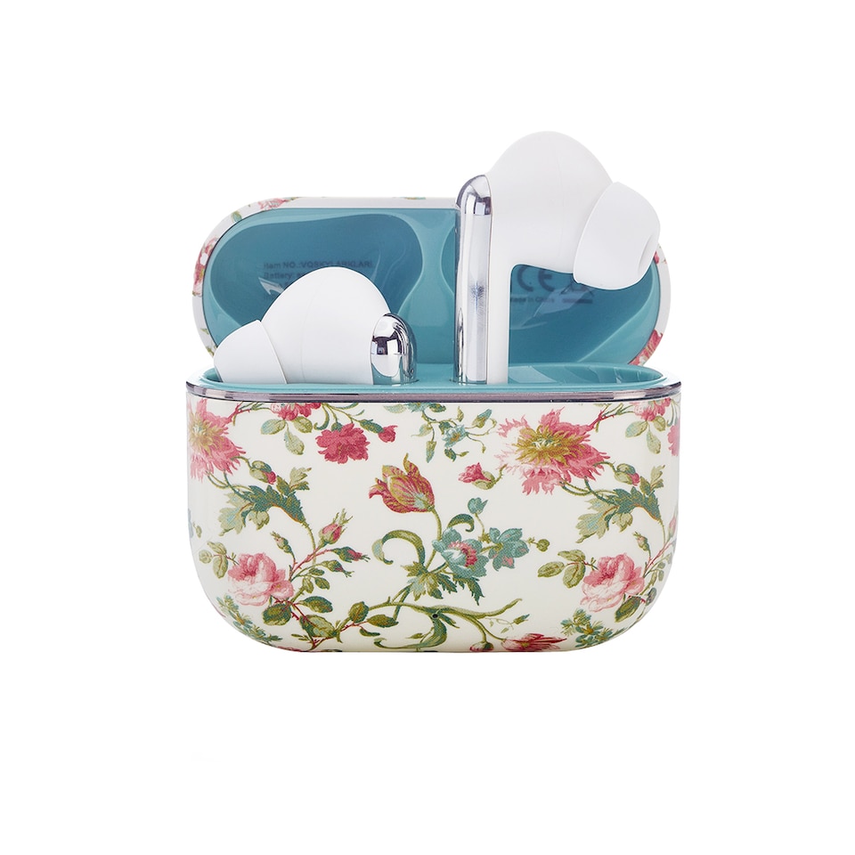 image 1 of Laura Ashley Rosalind 'Skylark' True Wireless Earbuds with HD Microphone and Charging Case
