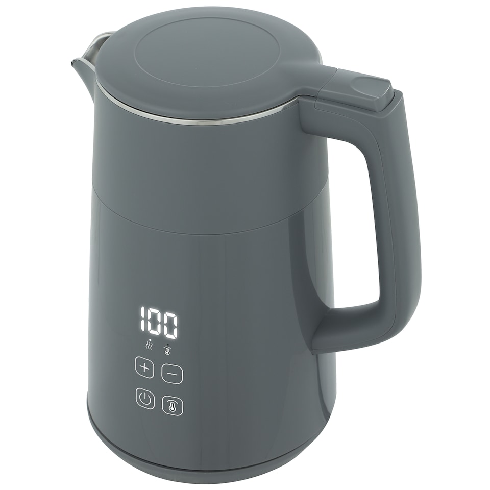 image 1 of HOMCOM 1.7L Fast Boil 3000W Electric Kettle with LED Display