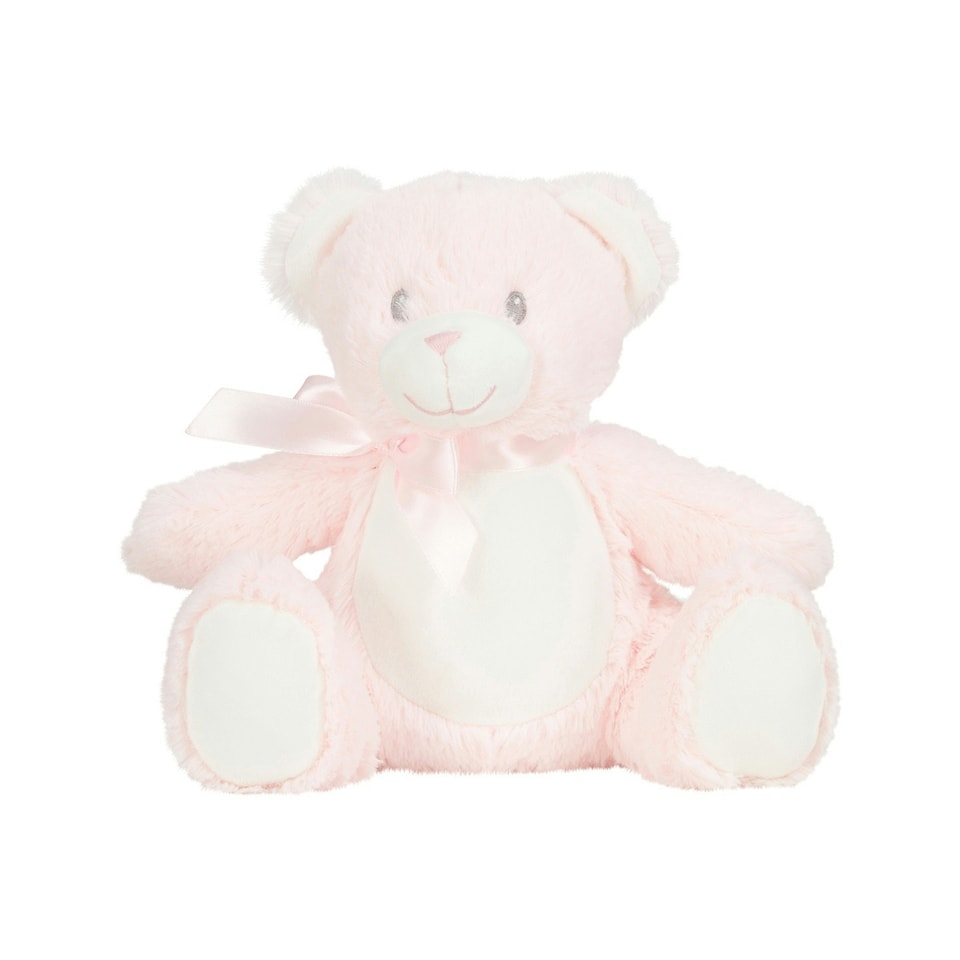 Mumbles Printme Mini Teddy Bear - Pink - M