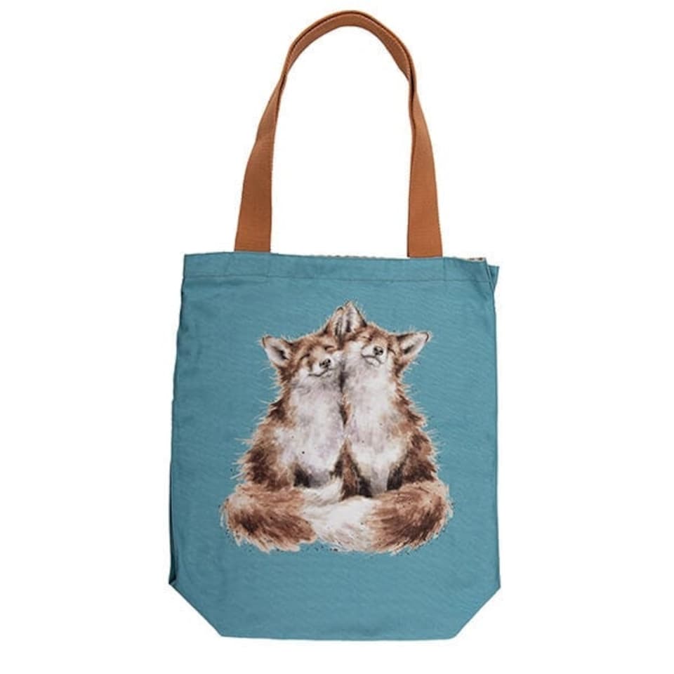 Wrendale Designs 'Contentment' Fox Canvas Tote Bag