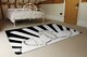 image 3 of Art Deco Skyscraper In Black & White Designer Rug | Multi