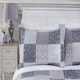 image 3 of Worcester Bedspread for Double Bed Bed Blue Blue | Blue