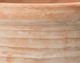 image 4 of Primrose Terracotta Red Tapered Tall Outdoor Cylinder Planter with Drainage 100cm