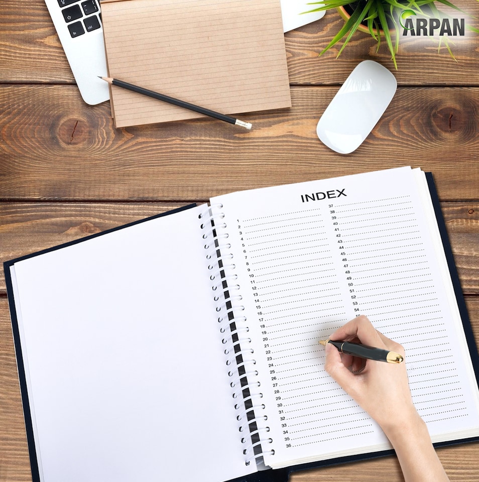 image 1 of ARPAN Self Adhesive Spiral Ring Binding Photo Album – 36 Sheets / 72 Sides – Large Sticky Page Scrapbook Memory Album for Photos, Keepsakes & Special Occasions