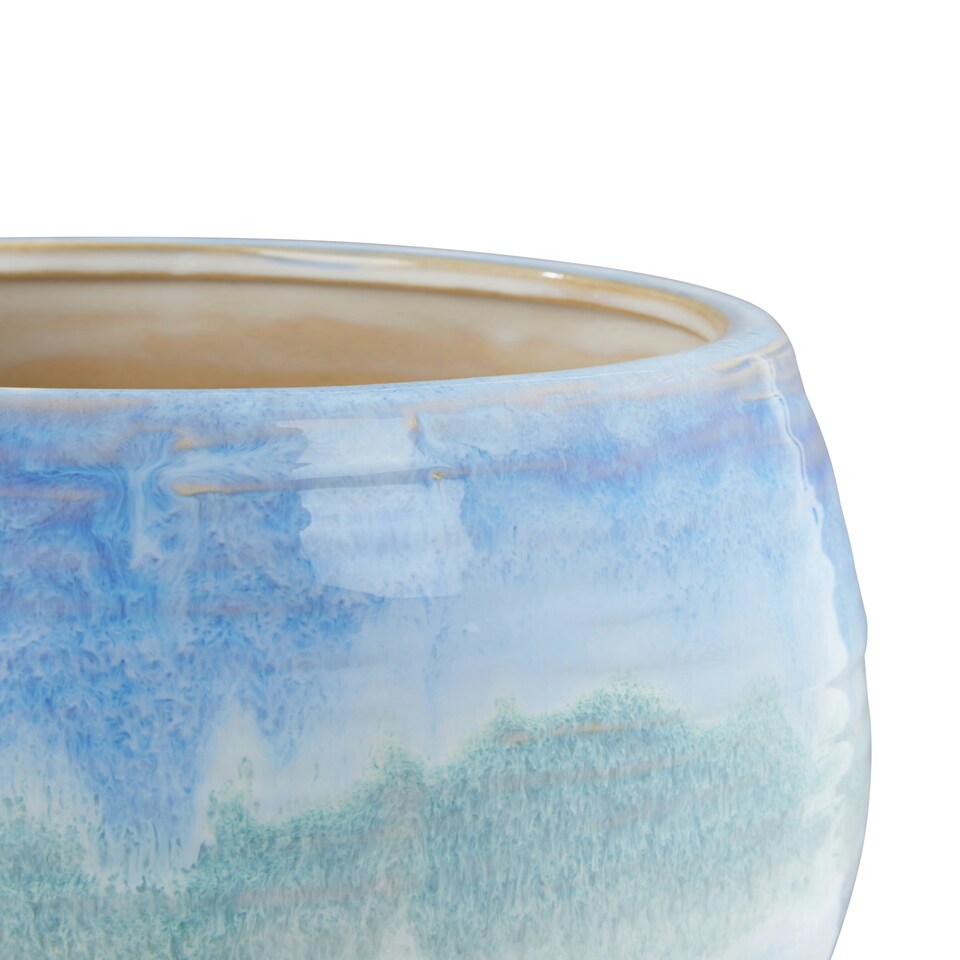 image 1 of Caldera Blue Planter Blue