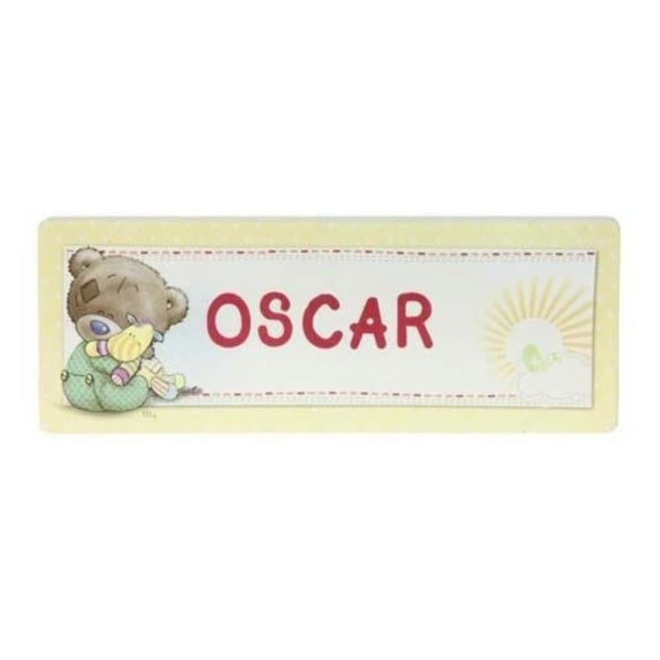 image 1 of Tiny Tatty Teddy Me to You Bear Personalised Door Plaque
