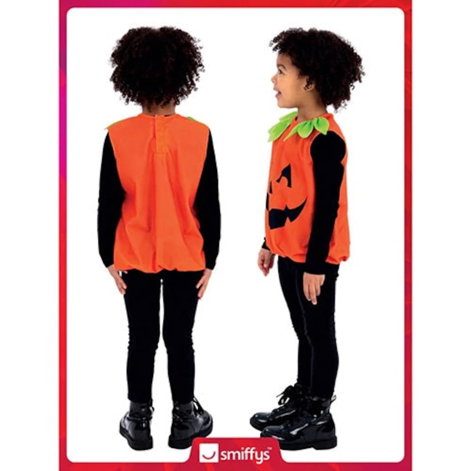 image 1 of Orange Pumpkin Fancy Dress Costume Unisex Toddler Age 3-4 | Multi | One Size