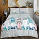image 2 of Gonk Family Microfibre Polyester Duvet Cover Set with Pillowcase Multi | Double