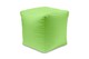 image 6 of Waterproof Cube Indoor Outdoor Bean Bag Foot Stool Pouffe | Green | Light Green